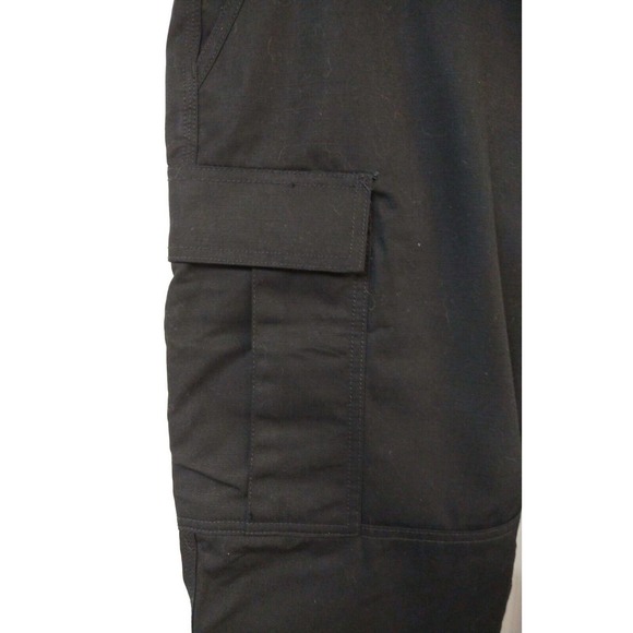 5.11 Tactical Pants WM 16 Black Cargo Drawstring Legs 6 Pockets Belt Loops - Picture 2 of 8